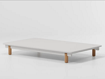 Rectangular coffee table Molo KETTAL aluminum