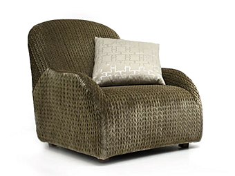 Velvet armchair Victoria FORMITALIA factory FORMITALIA from Italy