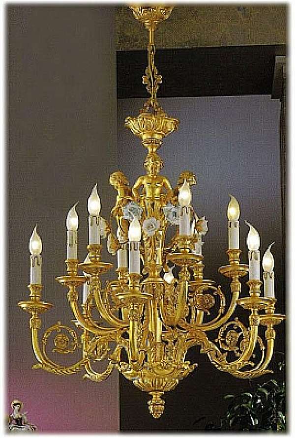 Chandelier FBAI 3135/6+6 factory FBAI from Italy. Foto №1