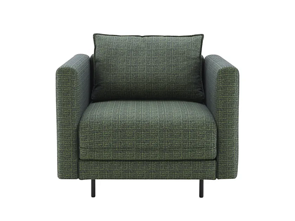 Fabric armchair with armrests LIGNE ROSET Enki 10003140 factory LIGNE ROSET from Italy. Foto №1