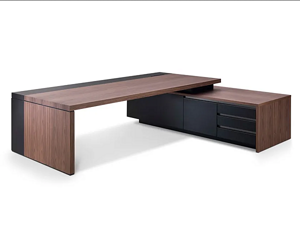 Rectangular executive desk with drawers Kefa I 4 Mariani factory i 4 Mariani from Italy. Foto №1