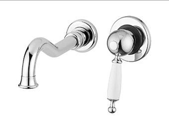 Wall Mounted Washbasin Mixer Canterbury Gaia Mobili factory GAIA from Italy