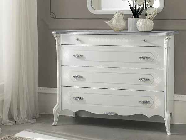 Wooden chest of drawers Giulietta CASA +39 3305, 3405 factory CASA +39 from Italy. Foto №1