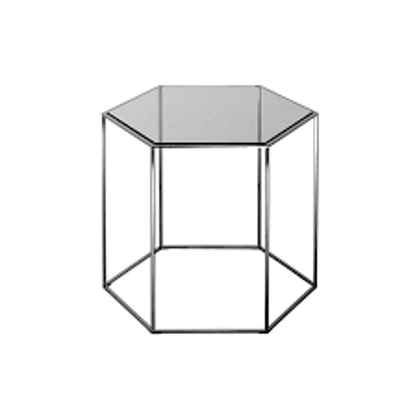 Coffe table DESALTO Hexagon Tris - "Metal" sheet top 691 factory DESALTO from Italy. Foto №1