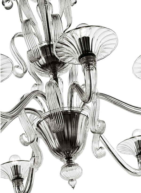 Chandelier Barovier&Toso Redon 5308/06 factory Barovier&Toso from Italy. Foto №5