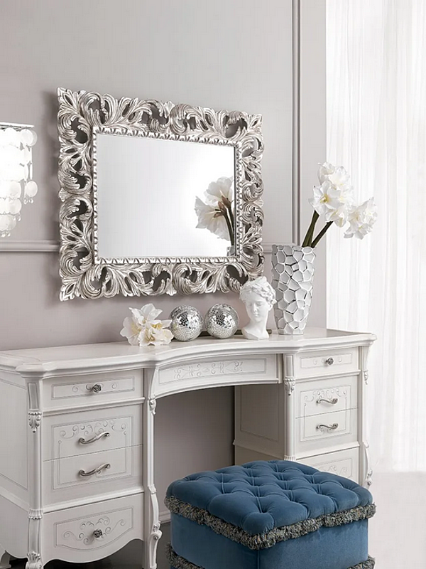 Rectangular Framed Wall Mounted Mirror CASA +39 Prestige 610 factory CASA +39 from Italy. Foto №2