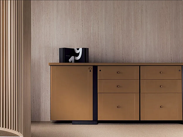 Rectangular wooden executive desk Elite i 4 Mariani factory i 4 Mariani from Italy. Foto №5