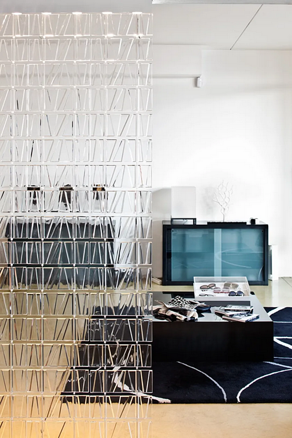 Pendant lamp room divider tile Fabbian factory Fabbian from Italy. Foto №15