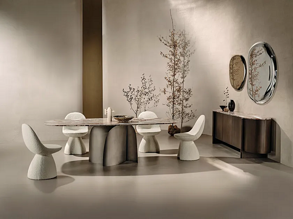 Upholstered chair with soft back Nature Design Franco Mario Nest factory NATURE DESIGN  (FRANCO MARIO) from Italy. Foto №2