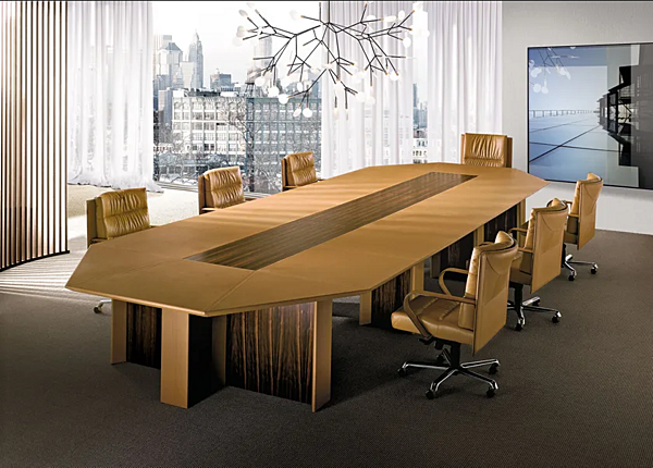 Wooden meeting table Meteora i 4 Mariani factory i 4 Mariani from Italy. Foto №4