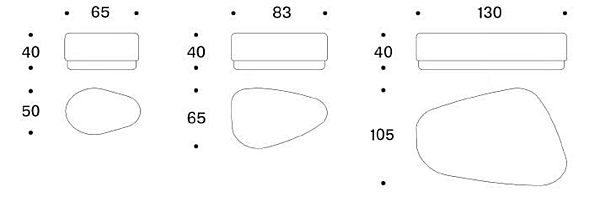 Fabric pouf Island Saba Italia factory SABA from Italy. Foto №3