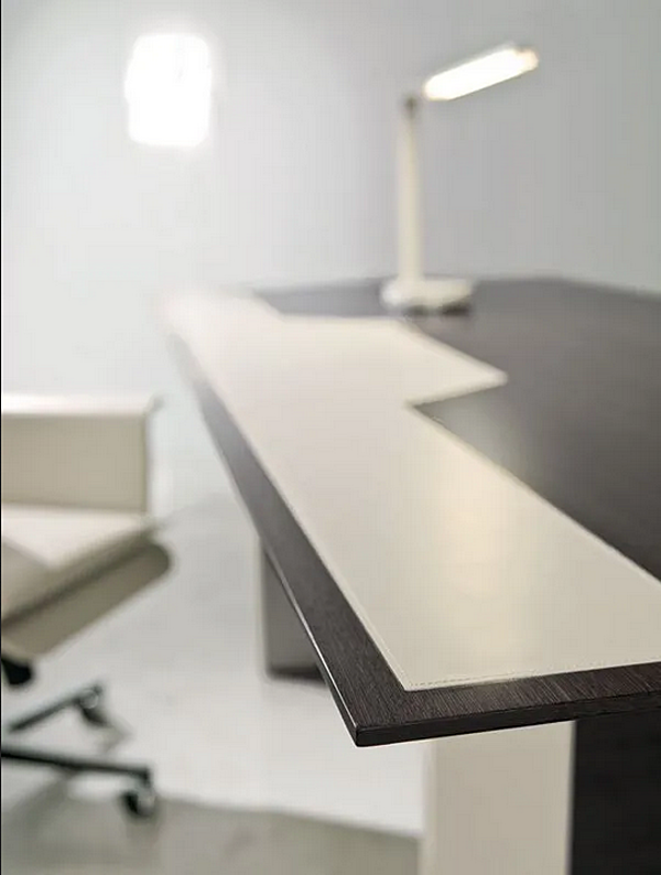 Rectangular wooden executive desk Symetria i 4 Mariani factory i 4 Mariani from Italy. Foto №12