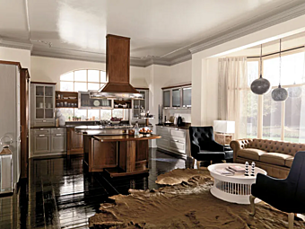 Kitchen with island Convivio Mon Amour Martini Interiors Kitchen with island Convivio Mon Amour Martini Interiors factory MARTINI INTERIORS from Italy