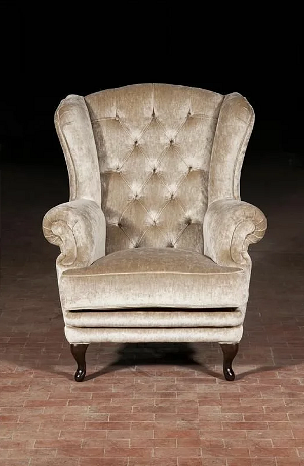 Armchair MANTELLASSI "UPHOLSTERY" Gentleman factory MANTELLASSI from Italy. Foto №6