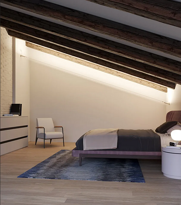 LED adjustable ceiling lamp Fabbian Metro factory Fabbian from Italy. Foto №4