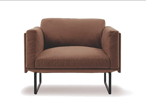 Upholstered fabric armchair with armrests CASSINA Collection 8 factory CASSINA from Italy. Foto №1