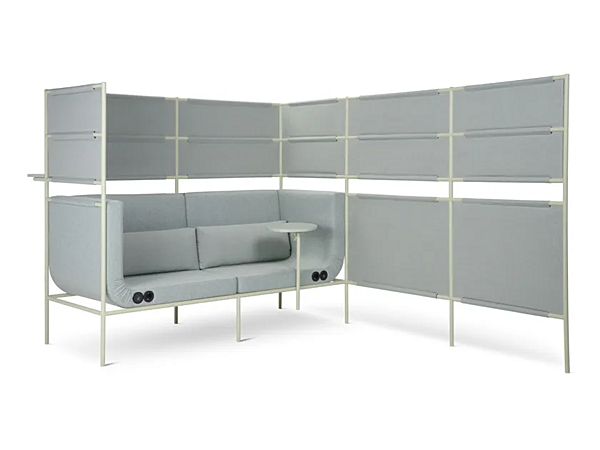 Modular Acoustic Fabric Office Booth Adrenalina Passepartout factory ADRENALINA from Italy. Foto №2