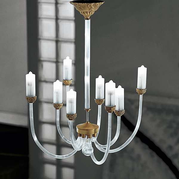 Chandelier ITALAMP 530/4+4 factory ITALAMP from Italy. Foto №1