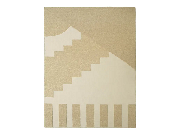 Rectangular rug with geometric patterns Cime Saba factory SABA from Italy. Foto №6