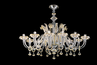 Chandelier Barovier &Toso Agadir 5384/12