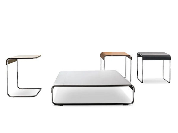 Tanned Leather High Side Table i 4 Mariani Add Look factory i 4 Mariani from Italy. Foto №2