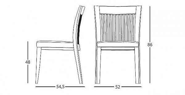 Chair MONTBEL 00914 factory MONTBEL from Italy. Foto №2