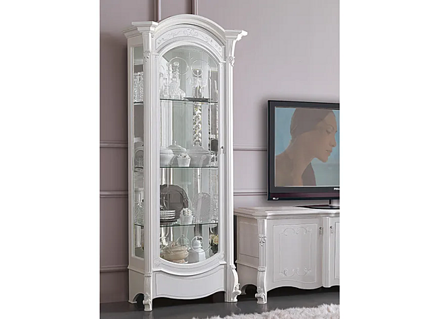 Wooden display cabinet with integrated lighting CASA +39 PRESTIGE 603 factory CASA +39 from Italy. Foto №1