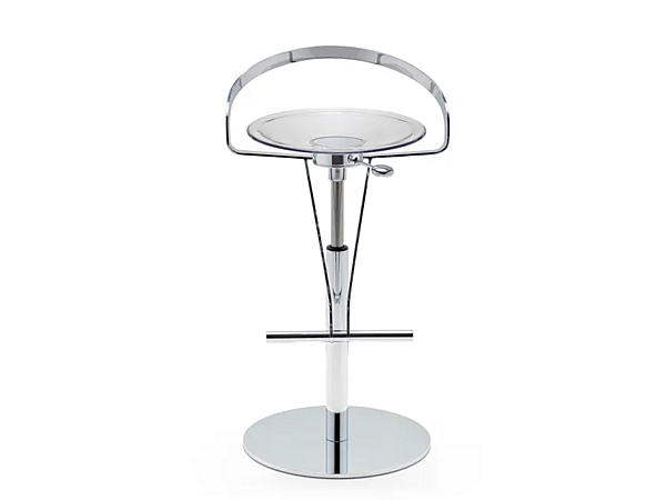 Swivel Steel Stool with Gas Lift FASEM Cayman Bar Poli factory FASEM from Italy. Foto №2