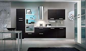 Kitchen HOME CUCINE Frontali finitura Grafite e Neve