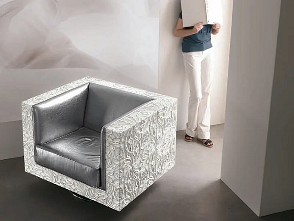 Upholstered wooden armchair Rebecca Bizzotto Italia factory Bizzotto Italia from Italy. Foto №2