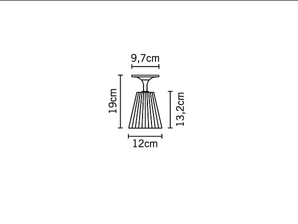 Crystal ceiling lamp Flow Fabbian factory Fabbian from Italy. Foto №6