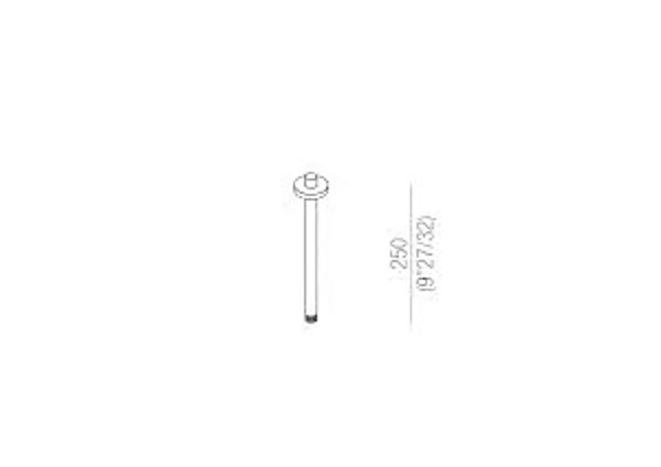 Ceiling Mounted Square Shower Arm AGAPE factory Agape from Italy. Foto №3