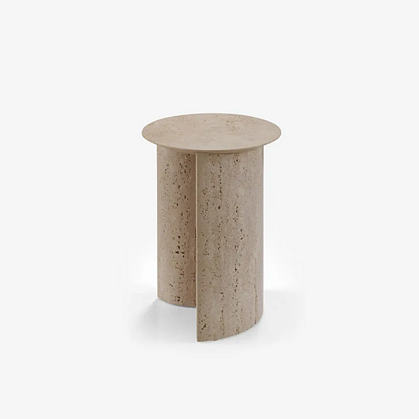 Round travertine coffee table LIGNE ROSET Apuso Rondone factory LIGNE ROSET from Italy. Foto №2