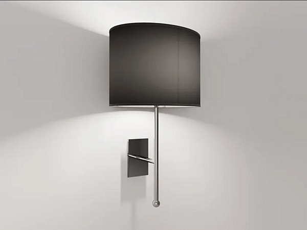 Fabric wall lamp with fixed arm Mars Oval Park Avenue PKLUXMARS factory Park Avenue from Italy. Foto №1