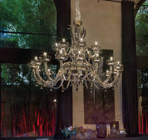 Chandelier SYLCOM 1521/16 factory SYLCOM from Italy. Foto №2
