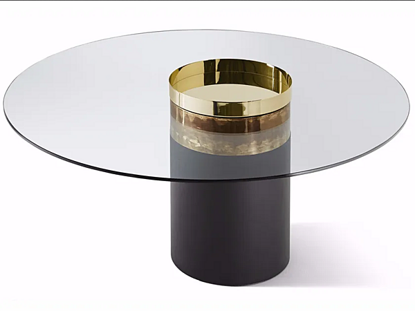 Round Crystal Living Room Table Gallotti&Radice Haumea T factory Gallotti & Radice from Italy. Foto №1