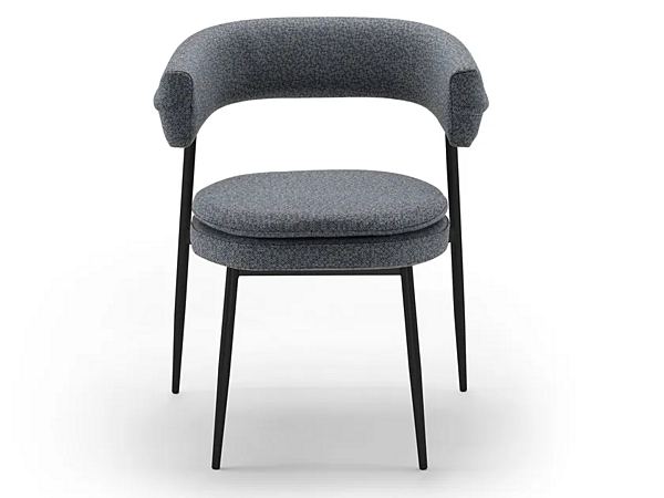 Upholstered fabric chair with armrests ZANOTTA NENA 2262 factory ZANOTTA from Italy. Foto №8