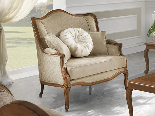 Armchair with armrests fabric Giulietta CASA +39 3906/3706 factory CASA +39 from Italy. Foto №4