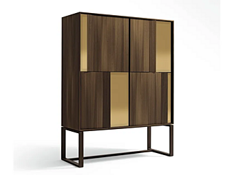 Wooden highboard with doors GIORGETTI Origami 61000, 61001, 61002 factory GIORGETTI from Italy