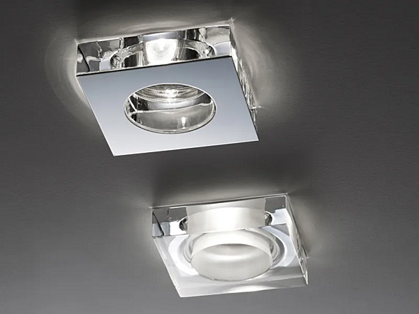 Recessed Crystal Spotlight for False Ceiling Fabbian Lui factory Fabbian from Italy. Foto №4