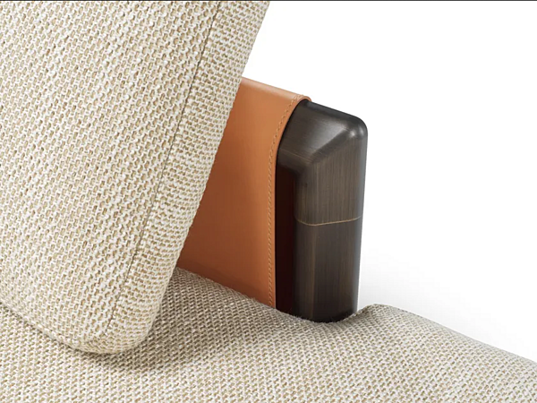 Fabric day bed frame with upholstered back GHIDINI1961 factory GHIDINI1961 from Italy. Foto №3