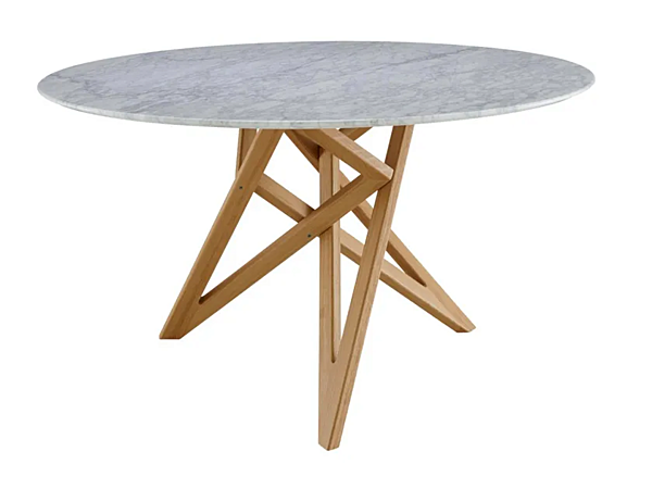 Round Carrara Marble Dining Table LIGNE ROSET Ennea factory LIGNE ROSET from Italy. Foto №1