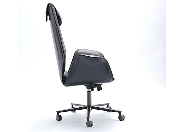 Swivel height adjustable leather executive chair Fosca big tall FASEM FOSCA BIG TALL ABW factory FASEM from Italy. Foto №2