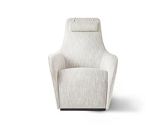 Fabric armchair with removable cover GIORGETTI Tie XL 74400, 74405 Fabric armchair with removable cover GIORGETTI Tie XL 74400, 74405 factory GIORGETTI from Italy