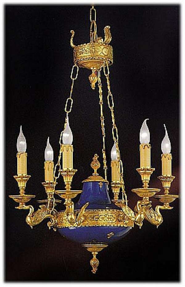 Chandelier FBAI 4008/6 factory FBAI from Italy. Foto №1