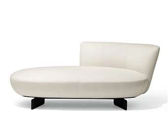 Fabric day bed with upholstered back GIORGETTI Galet 52560, 52561, 52565, 52566