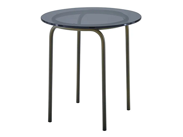 Round Tempered Glass High Side Table Ligne Roset Liam 19980380 factory LIGNE ROSET from Italy. Foto №2