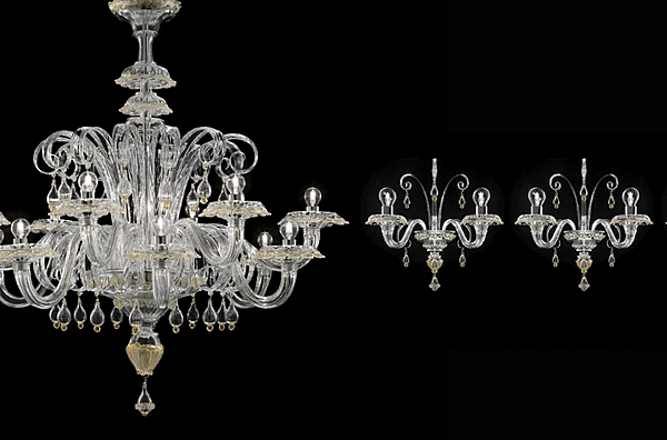 Sconce Barovier&Toso Rabat 4513/02 factory Barovier&Toso from Italy. Foto №6