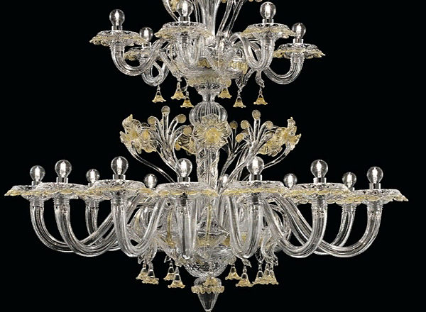 Chandelier Barovier&Toso Meknes 4797/18 factory Barovier&Toso from Italy. Foto №3