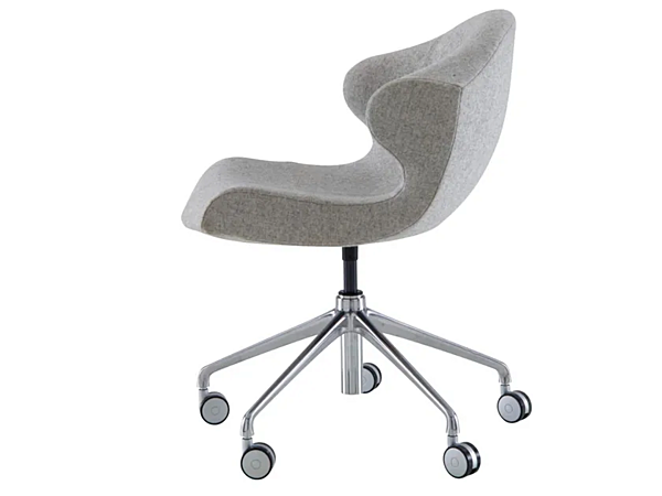 Swivel fabric office chair with castors 5 spoke base LIGNE ROSET ALSTER 10260120 factory LIGNE ROSET from Italy. Foto №3